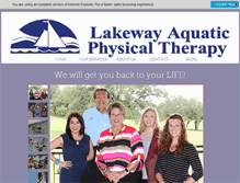 Tablet Screenshot of lakewayaquatics.com